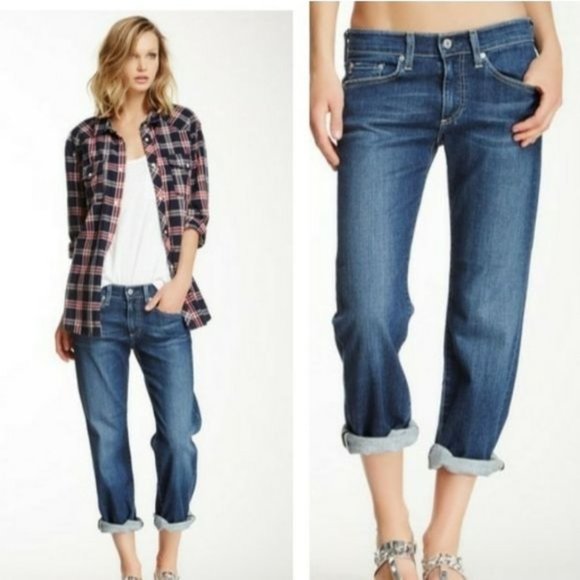 Ag Adriano Goldschmied Denim - Adriano Goldschmied the Simona Easy Straight Leg Jean blue 29